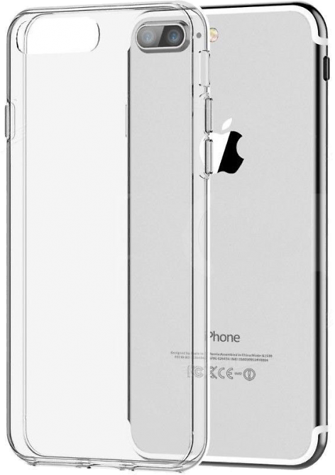 Чехол-крышка LuxCase для Apple iPhone 7 Plus/8 Plus, силикон, прозрачный - фото №4