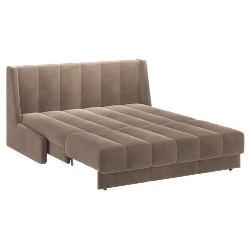 Диван тканевый прямой D1 furniture Венеция 200 НзПБ коричневый