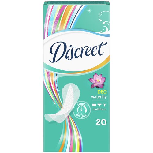 Прокладки женские Deo Water Lily Single 20шт Discreet