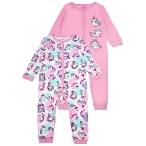 фото Комбинезон для девочки, 2 шт. в комплекте playtoday