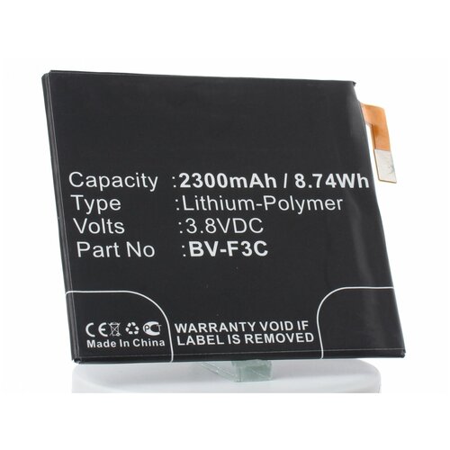 Аккумулятор iBatt iB-B1-M2268 2300mAh для Microsoft, Nokia BV-F3C аккумулятор ibatt ib u1 m2268 2300mah для microsoft lumia 650 xl для nokia lumia 650 xl