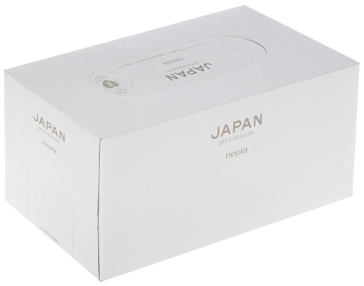Nepia Бумажные двухслойные салфетки Japan Premium, 220 шт. в уп. - фотография № 1