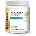 Коллаген гидролизованный в порошке DopDrops Collagen Peptides без добавок, 455 г - изображение