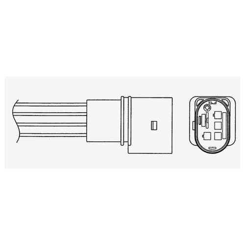 Кислородный датчик (Zirconium) LZA07-V1 1851 NGK 1851