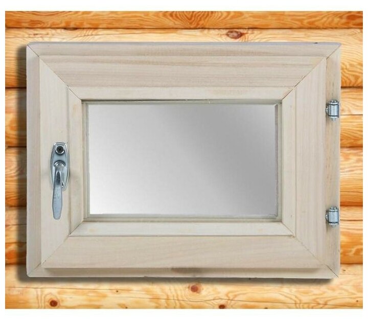Окно, 40х30 см, двойное стекло, липа - фотография № 7
