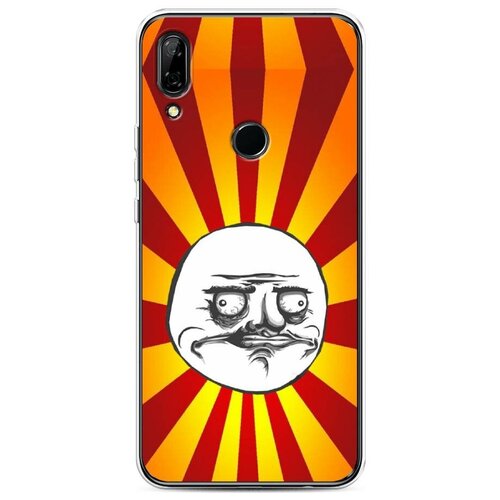 фото Силиконовый чехол "ми густа" на huawei p smart z / хуавей п смарт z case place