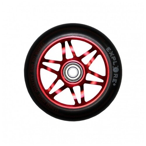 фото Колесо для трюковых самокатов explore scooter wheel 110 alu красный