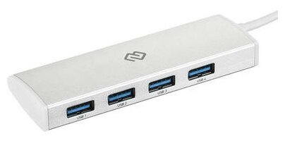 Digma Разветвитель USB Type-C Digma HUB-4U3.0-UC-S 4 х USB 3.0 серебристый