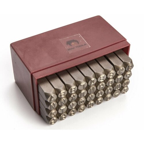 SDW TOOLS Клейма буквенные ударные 5 мм по металлу Русский шрифт sb20005