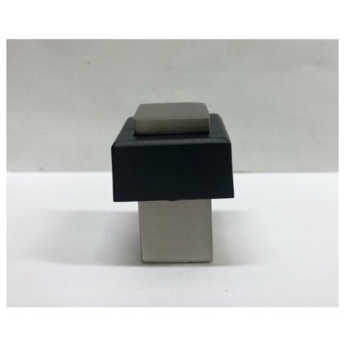 Дверной ограничитель - стоппер напольный Vantage DS 6 SN, квадратная, цвет: матовый никель