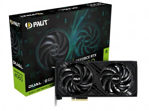 Видеокарта Palit GeForce RTX 4060 DUAL 8G