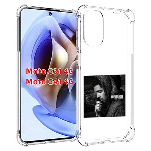 Чехол MyPads Drake - The Motto для Motorola Moto G31 4G / G41 4G задняя-панель-накладка-бампер