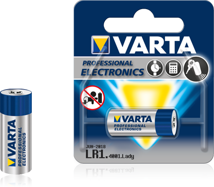 Батарейка VARTA PROFESSIONAL LR1 LADY BL1 (4001)