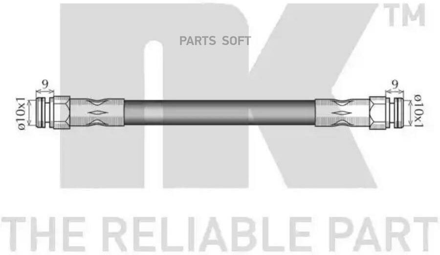 Шланг Тормозной Skoda Felicia 94-01 Nk арт. 854310