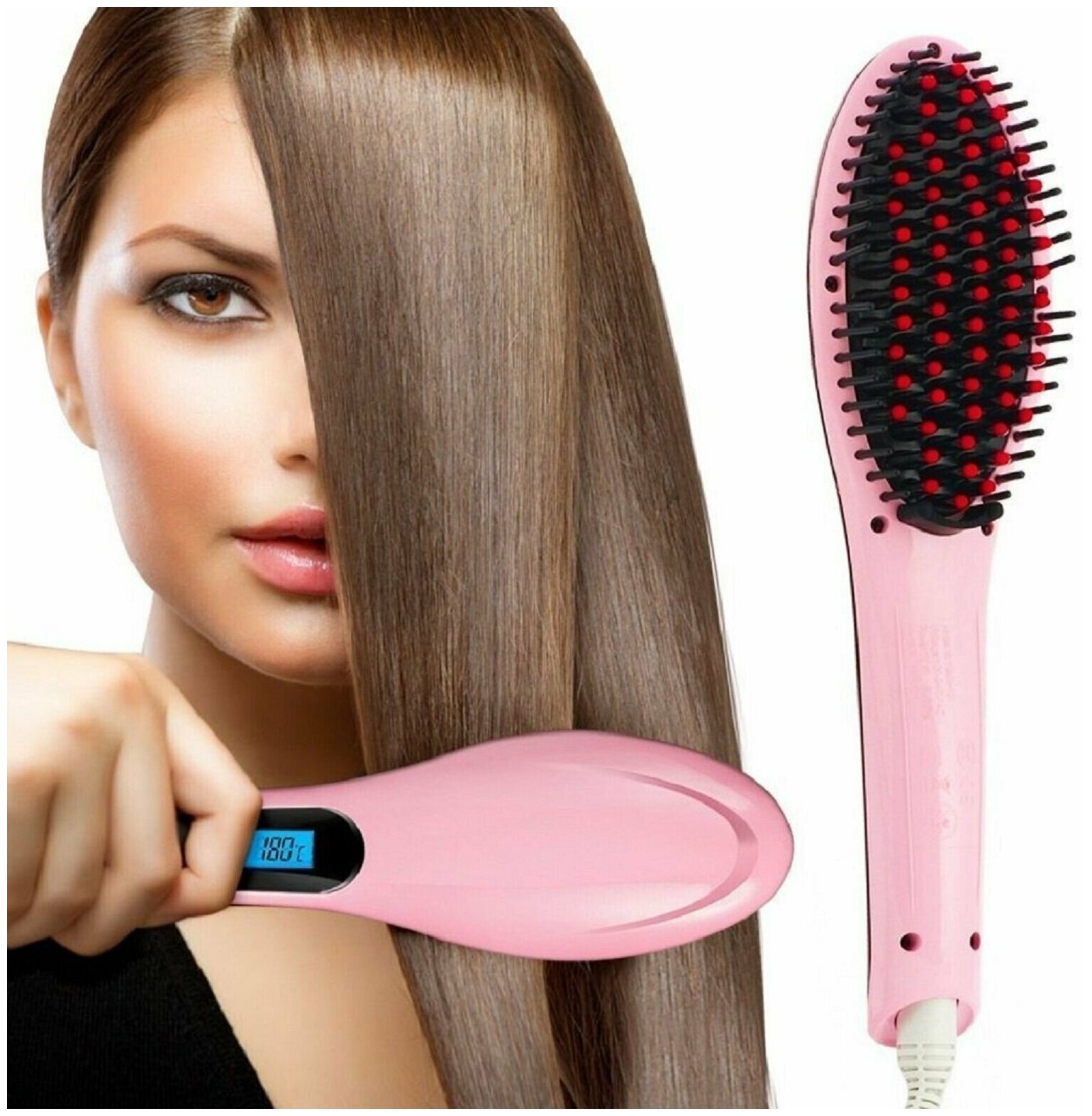 Расческа-выпрямитель Fast Hair Straightener/Расческа электрическая /Расческа-выпрямитель для волос - фотография № 3