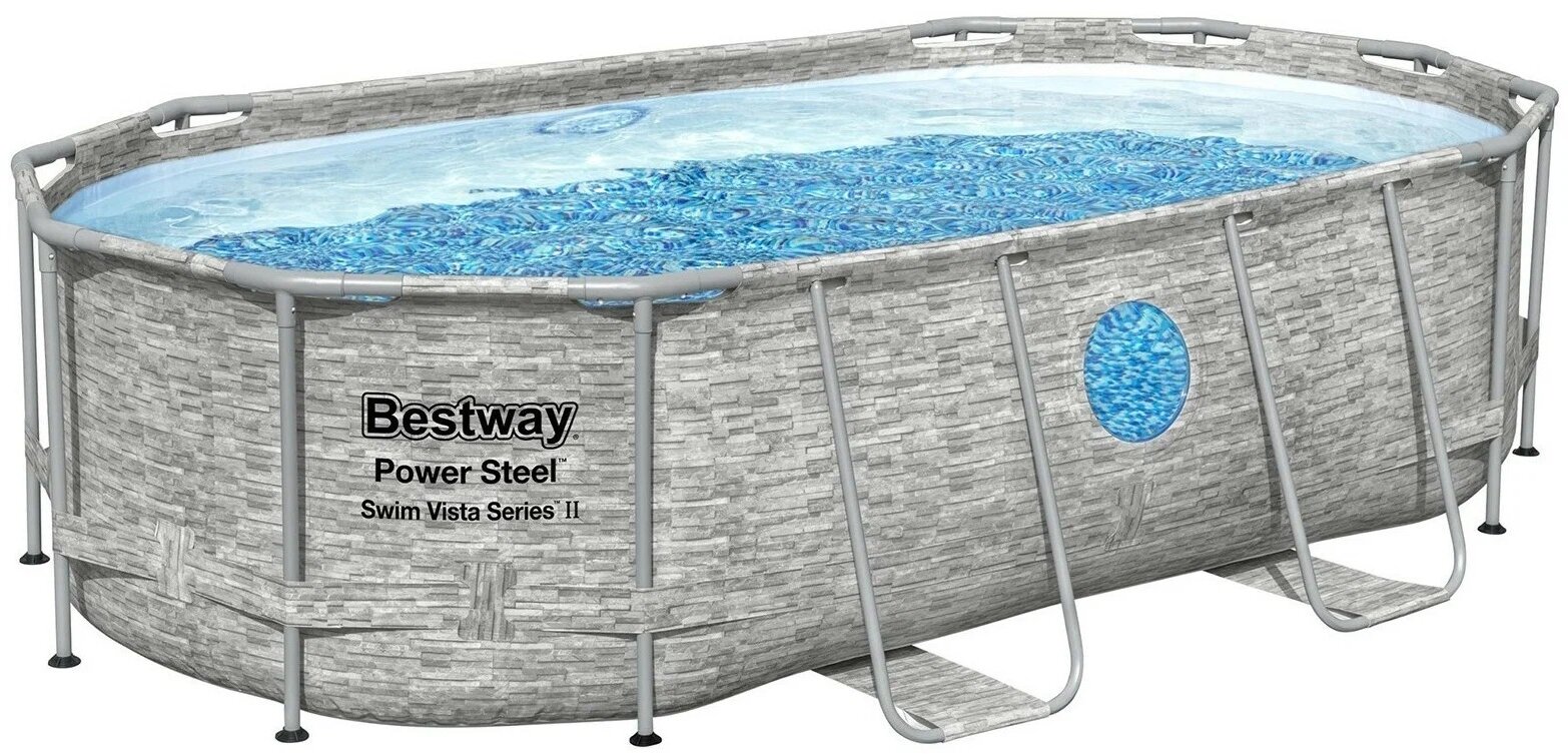 Бассейн Bestway Power Steel Swim Vista Series II 56714