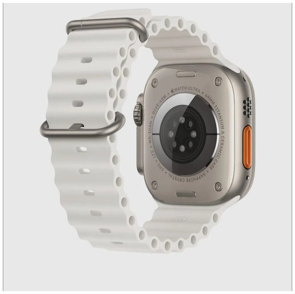 Ремешок силиконовый для Smart Watch 42/44/45/49 мм в стиле Ultra