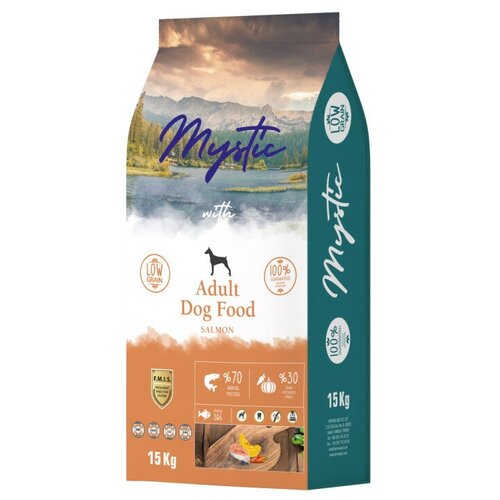 Mystic Adult Dog Food Salmon сухой корм для собак с лососем - 15 кг mystic adult mini dog food lamb