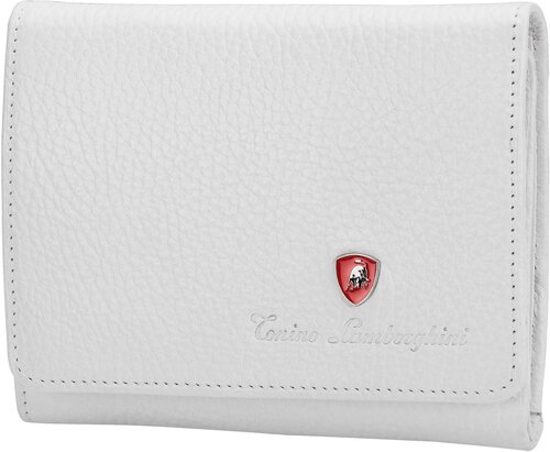 Кошелек Tonino Lamborghini TL10.554-03, фактура зернистая, белый