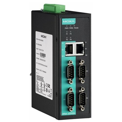 NPort IA5450A 4-портовый усовершенствованный преобразователь