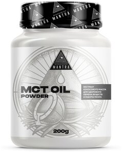 Фото MCT Oil Powder Biohacking Mantra, сухое кокосовое масло МСТ, 200г