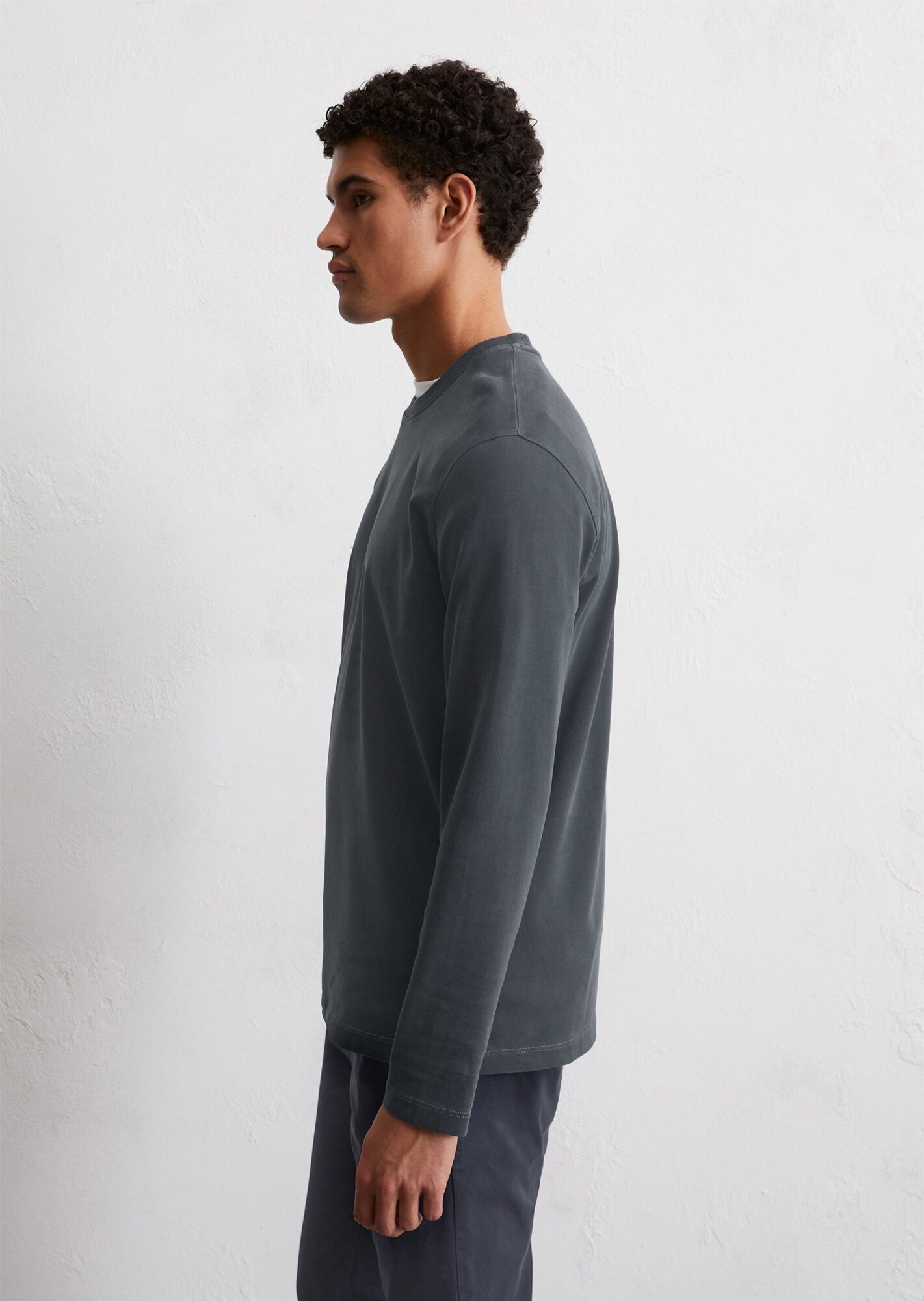 Лонгслив Marc O'Polo, размер S, , темно-синий — фото 1