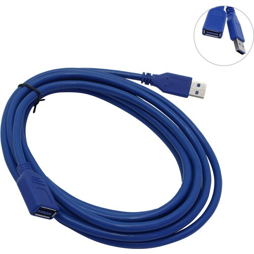 Кабель удлинительный «B&P» USB 3.0 (Am-->Af) 3.0м для соединения устройств