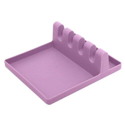 Подставка для крышек, ложек и лопаток фиолетовая