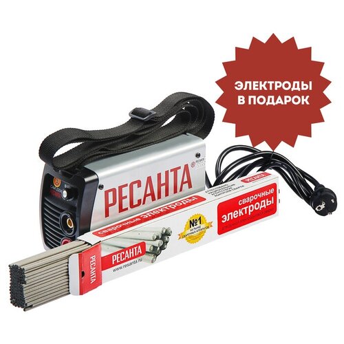 Сварочный аппарат инверторный Ресанта САИ220К 8 кВт 10-220 А электроды 1144100₽