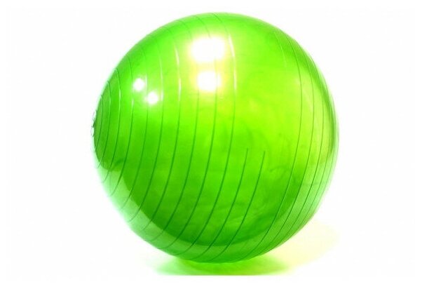 Зеленый гимнастический мяч (фитбол) 65 см - антивзрыв SP1986-67
