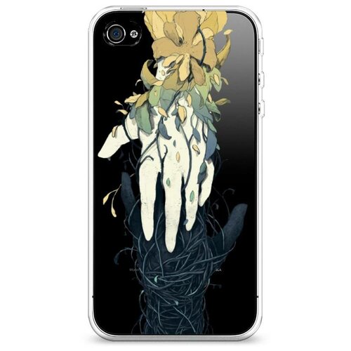 фото Силиконовый чехол "сплетения рук" на apple iphone 4/4s / айфон 4/4s case place