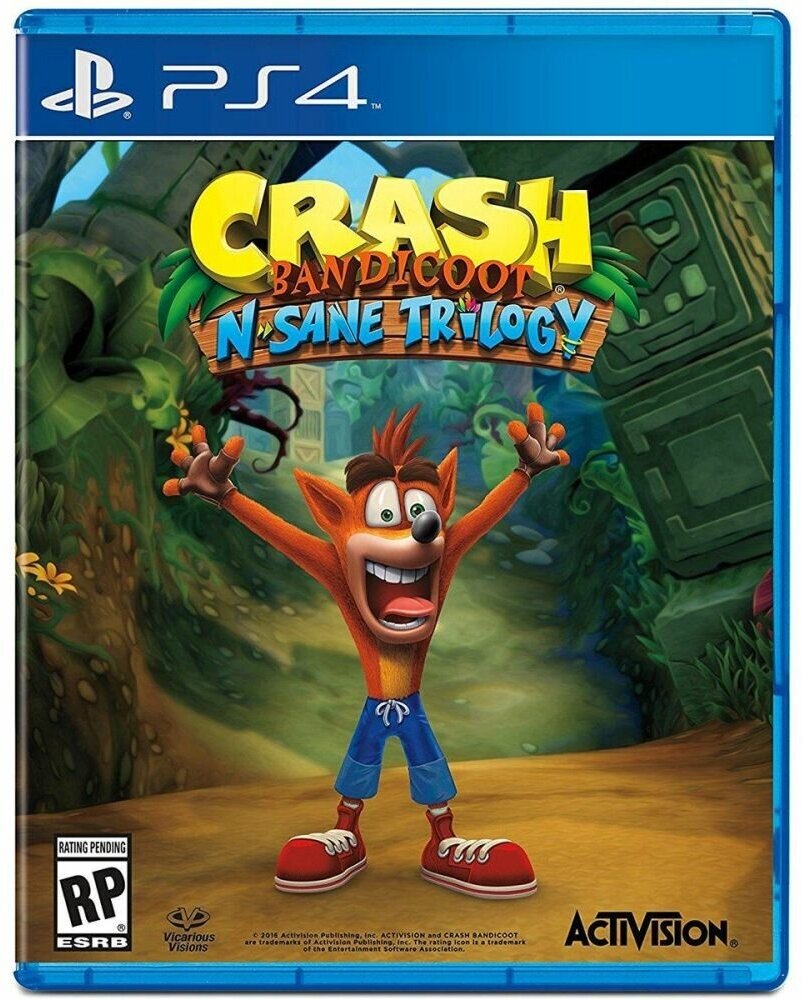 Игра Crash Bandicoot Nsane Trilogy (PS4) (русские субтитры)