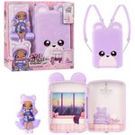 Кукла NA! NA! NA! SURPRISE! Mini backpack CITY BEAR, фиолетовый 590408 - изображение