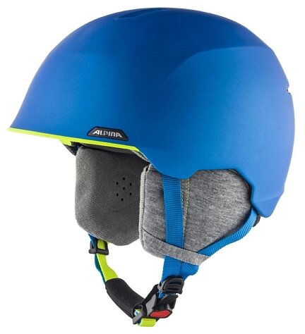 Зимний Шлем Alpina 2022-23 Albona Blue-Neon-Yellow Matt (см:53-57)