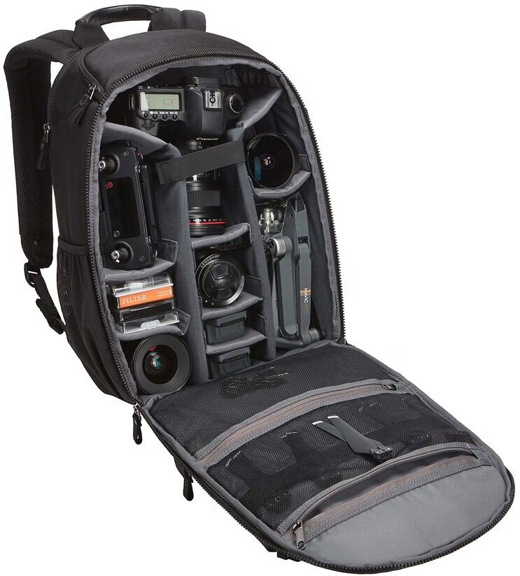 Рюкзак универсальный Case Logic Bryker Camera Backpack BLACK (3203655) - фото №3