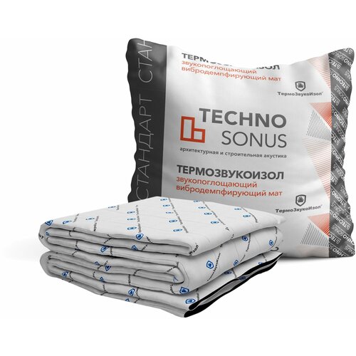 Звукоизоляционный мат ТермоЗвукоИзол Стандарттолщина 14 мм