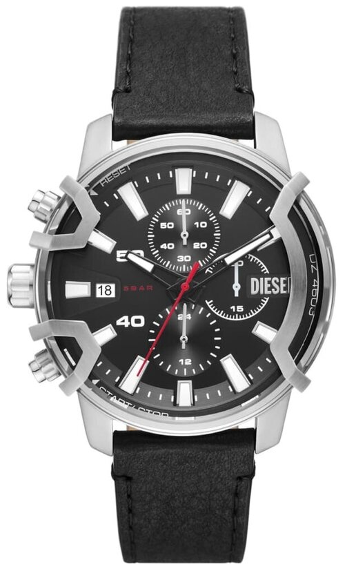 Наручные часы DIESEL Griffed 79181, черный, серебряный