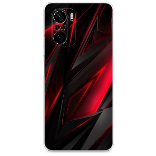 фото Силиконовый чехол "игровой фон" на xiaomi poco f3 / сяоми поко f3 case place