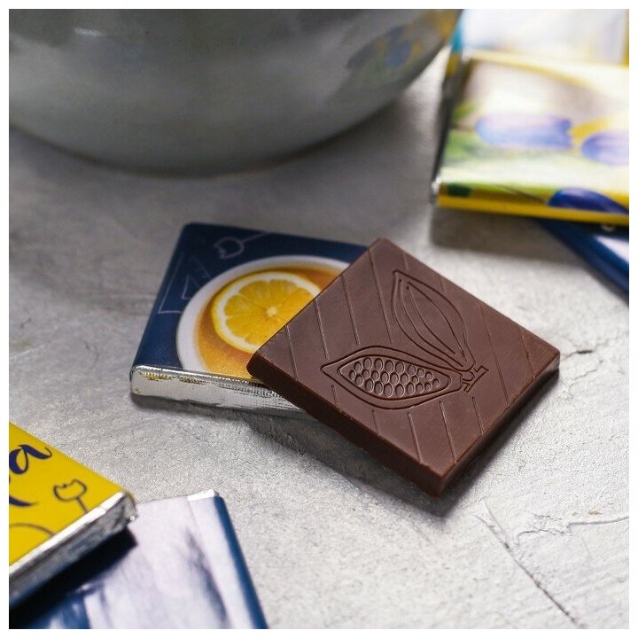 Шоколад 9 шт в конверте "Любимому учителю" - фотография № 5