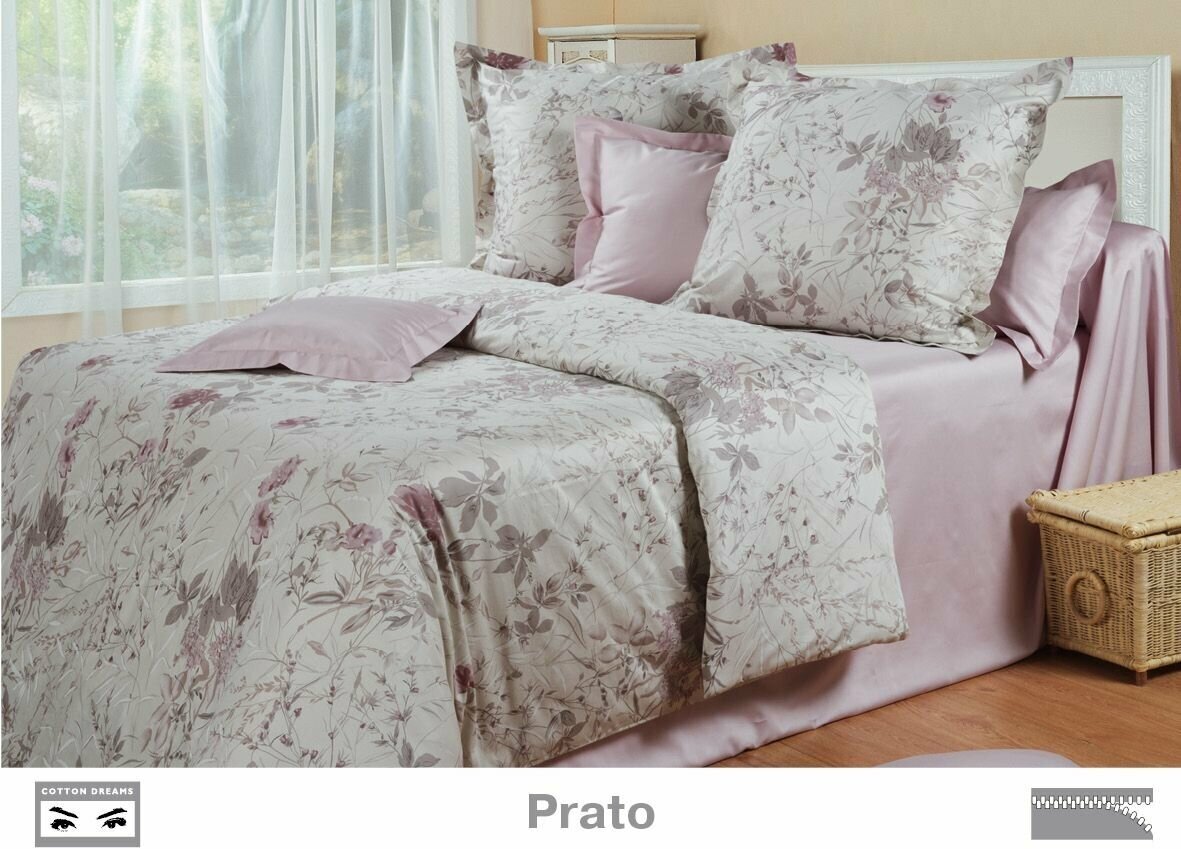 Постельное белье Cotton-Dreams Prato Евро, наволочки 70x70