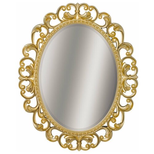 фото Зеркало интерьерное tessoro isabella овальное без фацета 820х1020 (шв) арт. ts-107601-820-g золото. рекомендовано для ванной комнаты.