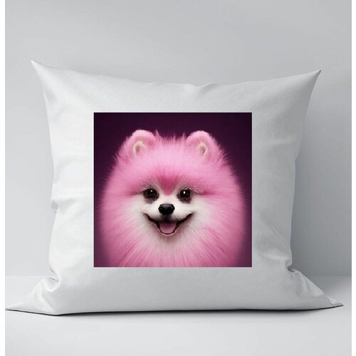 Подушка с наволочкой, принт фантазия , размер 30x30