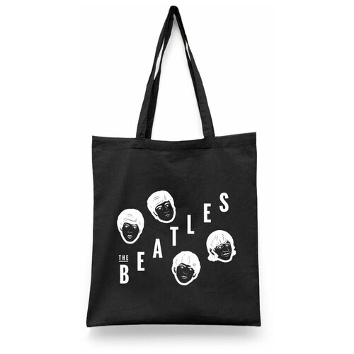 фото Сумка-шоппер унисекс каждому своё "the beatles/битлз/джон леннон" черная