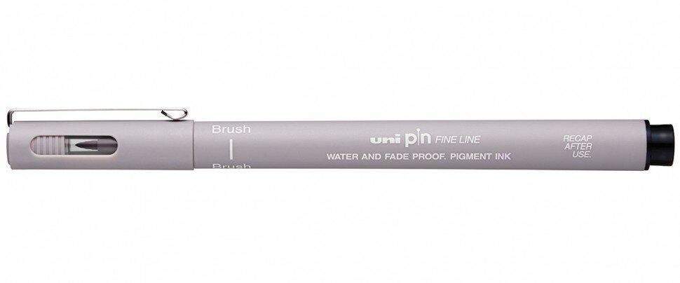 Линер PIN brush (кисть) - 200(S), светло-серый