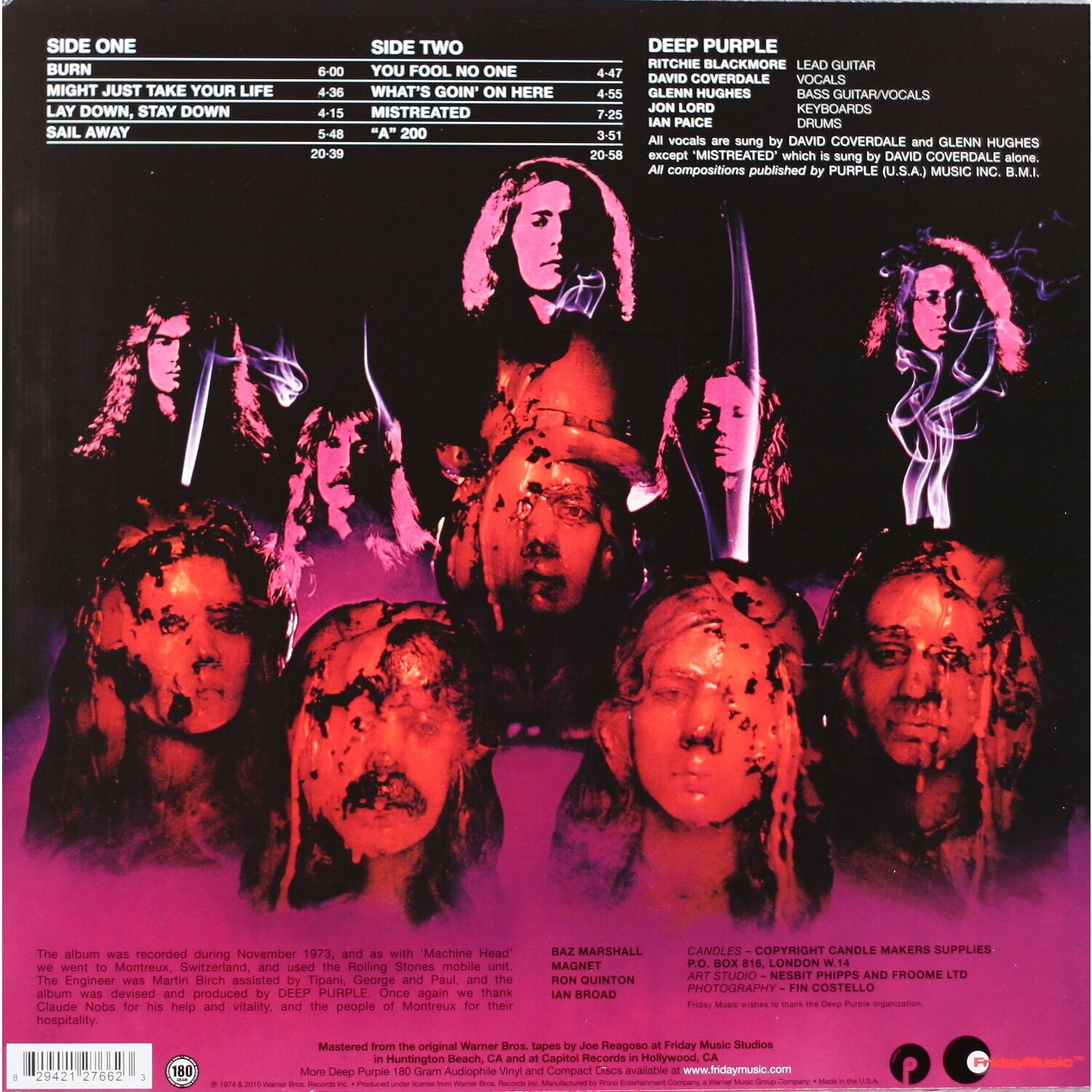 Deep Purple - Burn Виниловая пластинка USM/Universal (UMGI) - фото №4