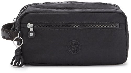 Косметичка Kipling, 26х14х14.5 см, черный