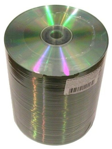 Компакт диск CD-R 700мБ Mirex с чистой поверхностью, в термоупаковка 100 шт.
