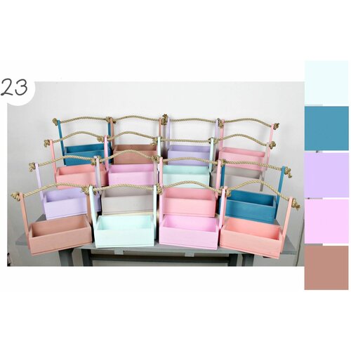 Набор из 16 деревянных ящиков №49 