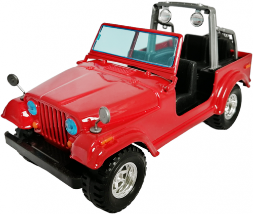 Коллекционная модель автомобиля Jeep Wrangler 1:24 Bburago 18-22033 red