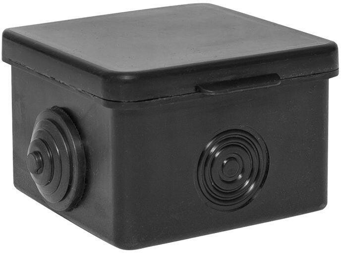 Коробка распаячная КМР-030-036, 4 мембр. ввода (65х65х50) чёрная EKF plc-kmr2-030-036-b
